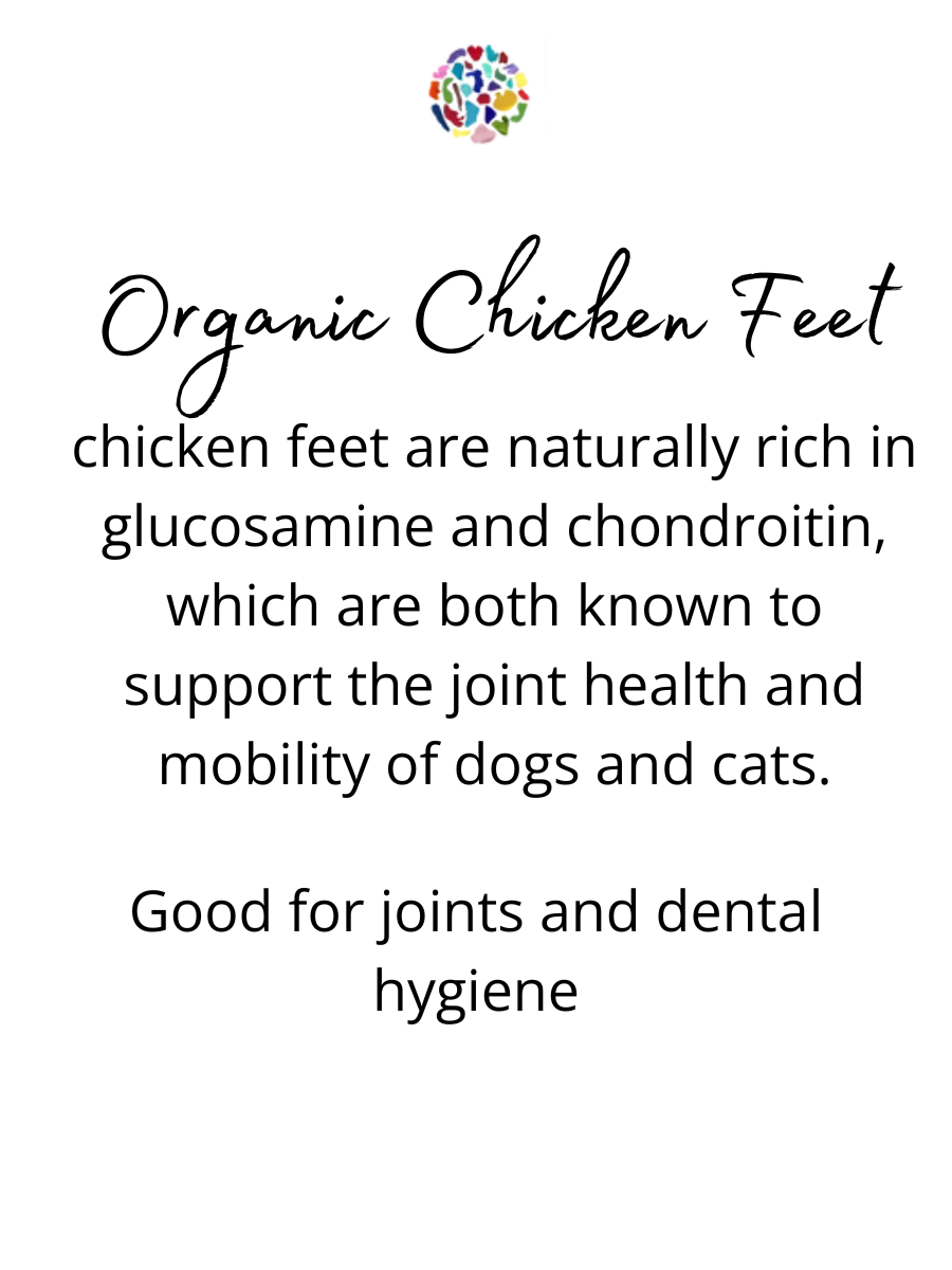 Organic Chicken Feet - approx 1kg bag