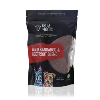 Picture of packaged Wild Kangaroo &amp; Beetroot Blend.