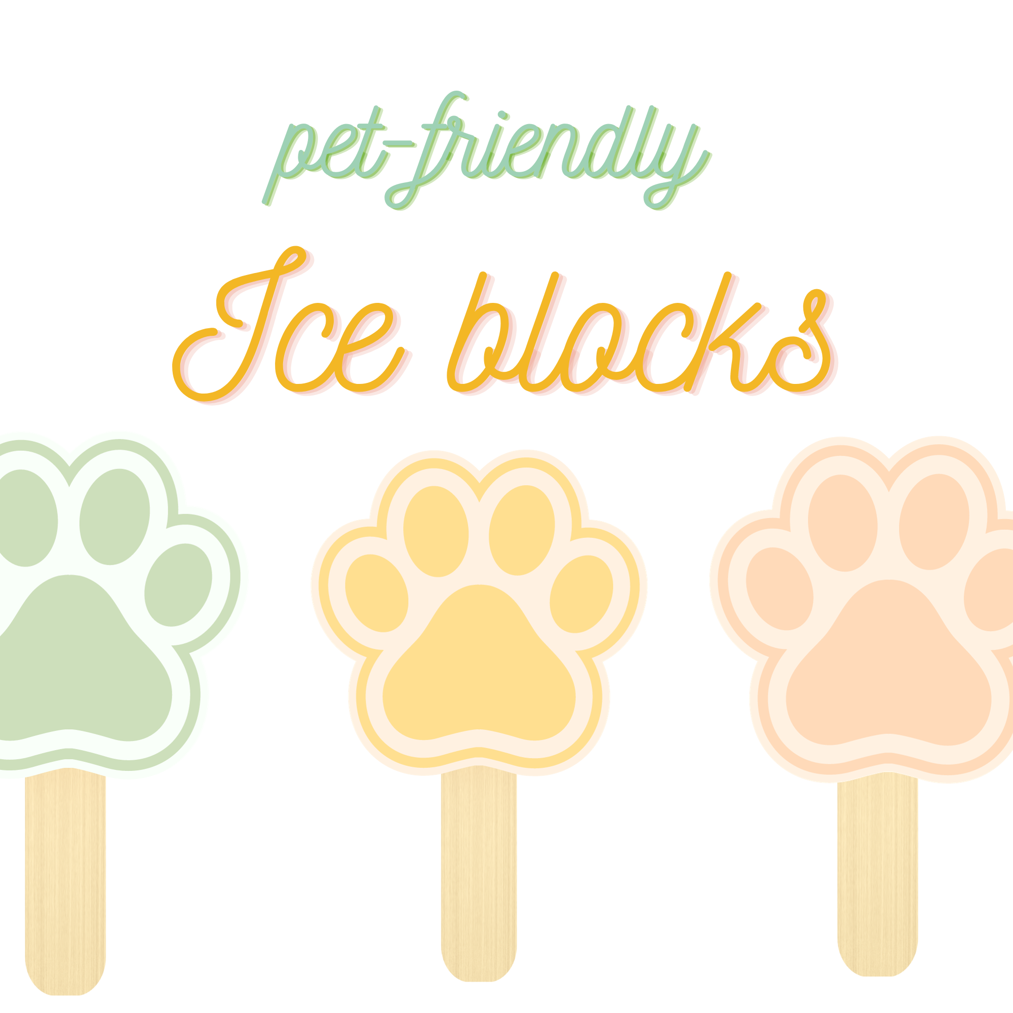 pet friendly ice blocks